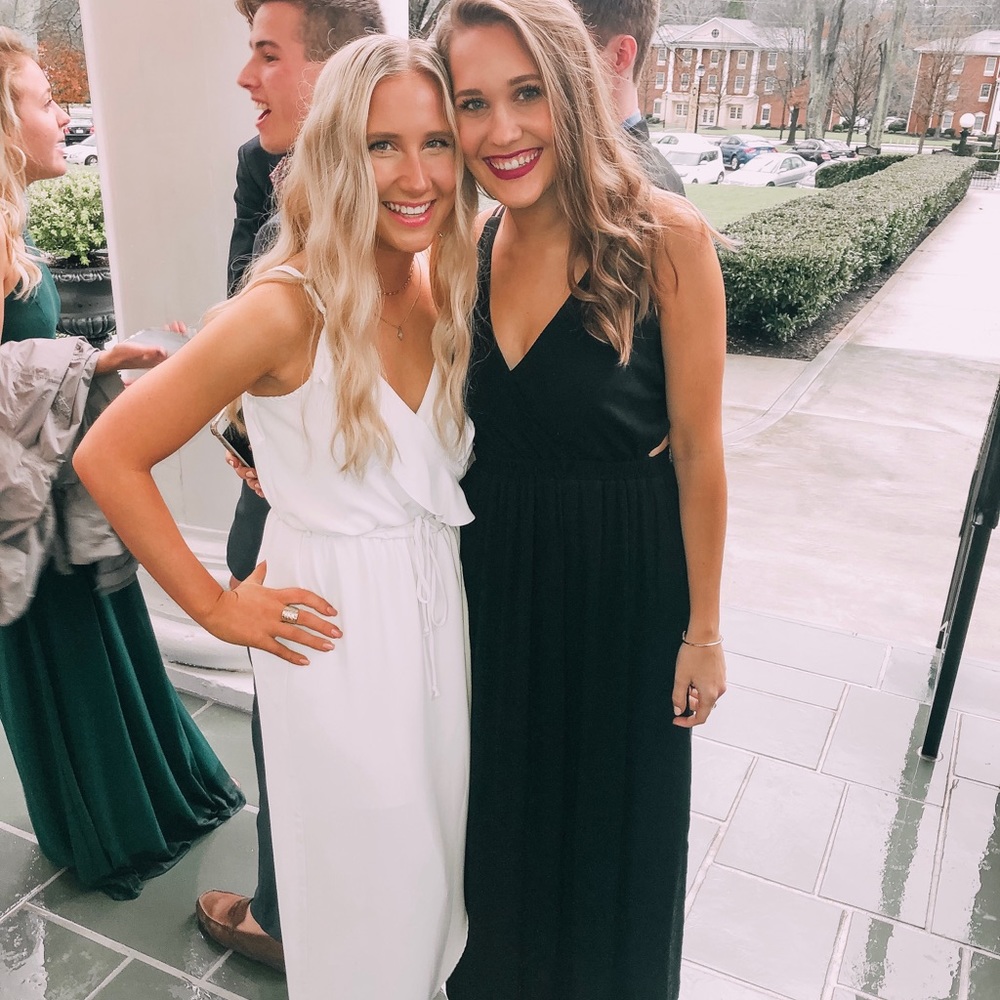 GB White Maxi Dress